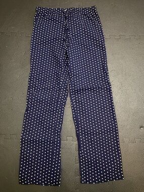 Navy Polka Dot Women's Pajama Pants